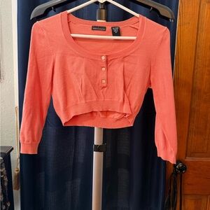 Moda International Coral Crop Top